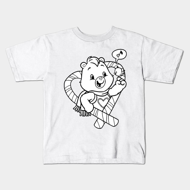 care bears' favorite bird Kids T-Shirt by SDWTSpodcast